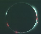 Immagine dell'eclissi totale di Sole di Andrea Colombo